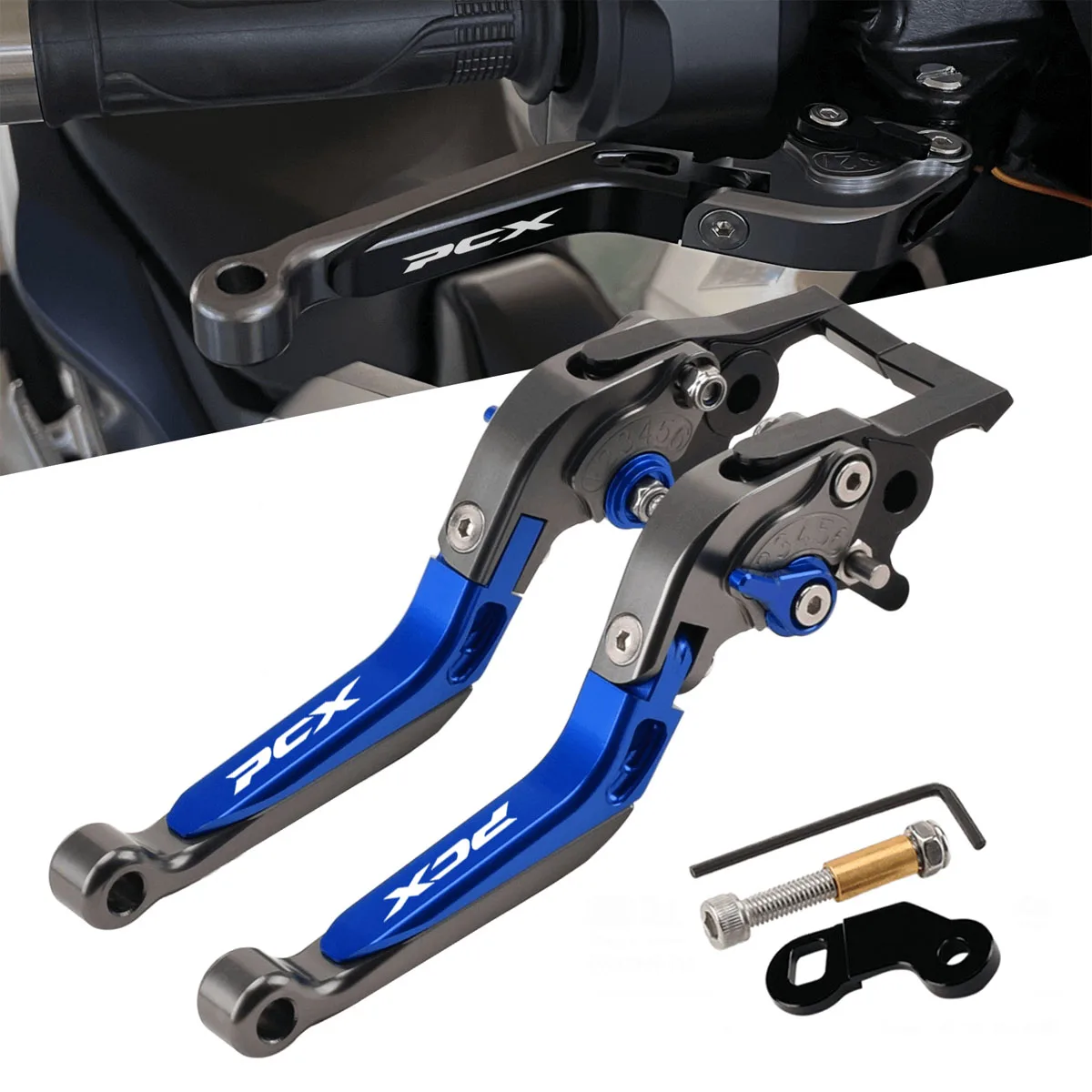 

Для HONDA PCX125 PCX150 мотоциклетный рычаг стояночного тормоза, рычаги тормозной муфты, парковочная ручка, тормозной рычаг сцепления с парковочным замком