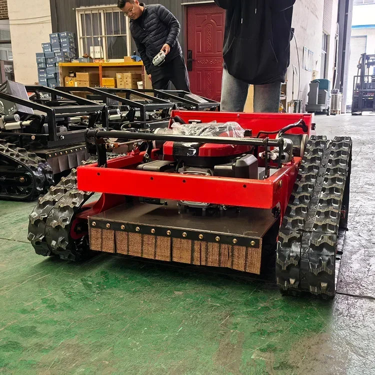 Selected Good Items Automatic Remote Control Intelligent Crawler Orchard Intelligent Lawn Mower Robot Lawn Mower