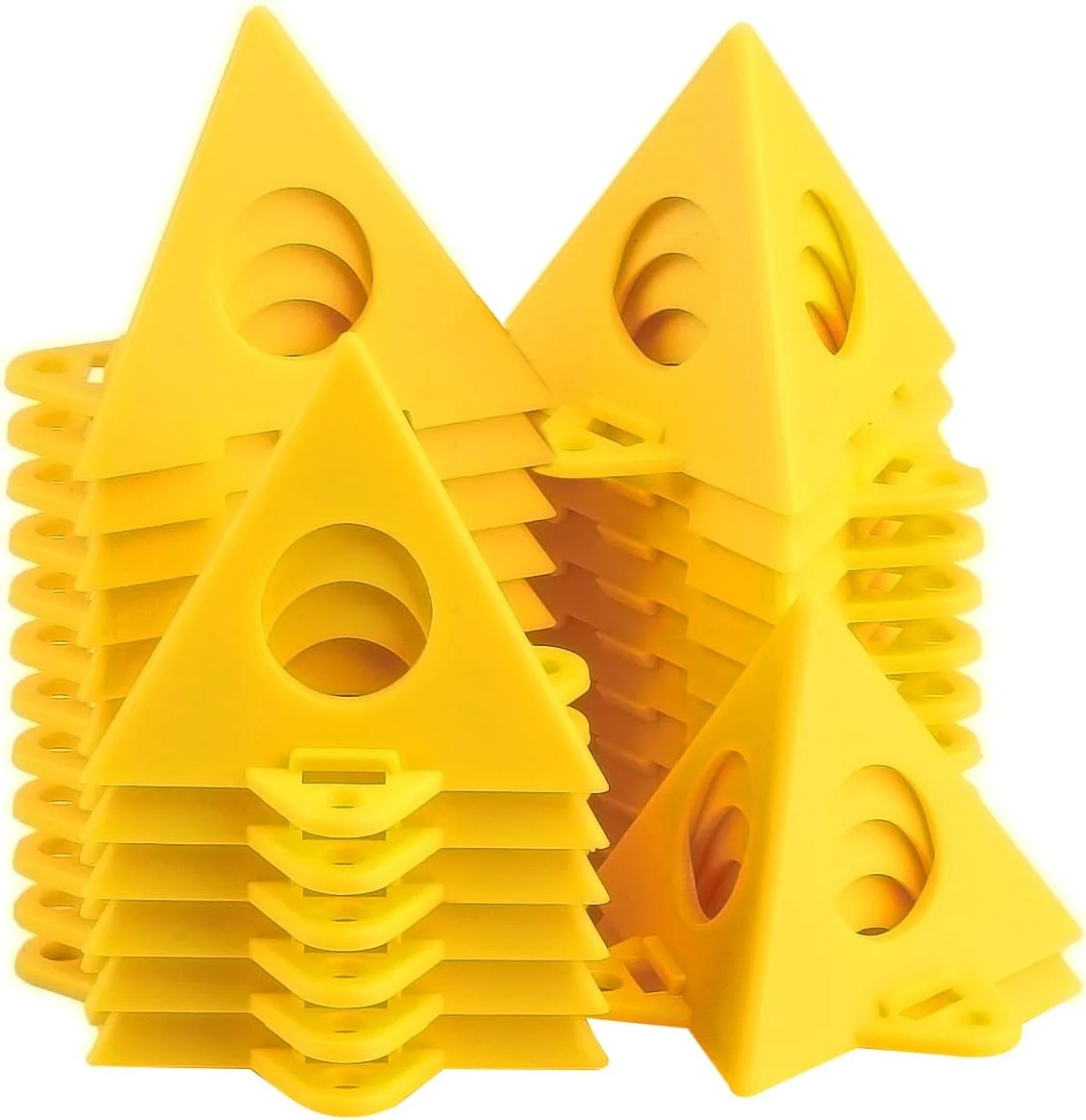 Painters Pyramid Stands for Cabinet Doors Paint & Pouring - Mini Triangle Cone Paint Tripods for Canvas Risers Support - Art DIY