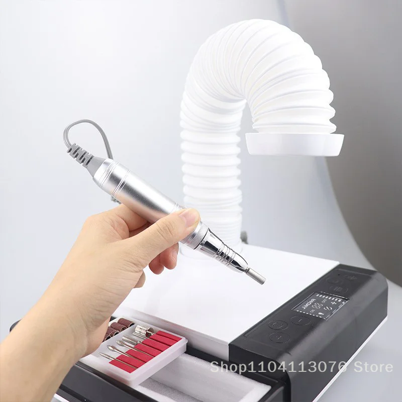 

65W Nail Dust Collector Machine Nail Dust Vacuum Cleaner For Manicure Pedicure Nail Art Salon Dust Suction Remover Powerful Fan