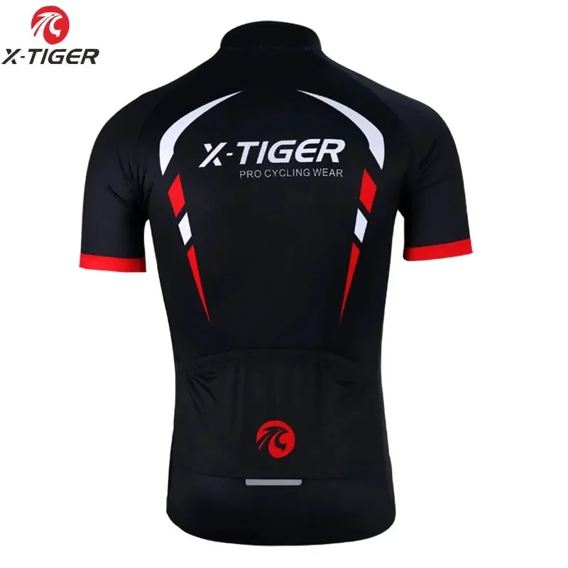 X-TIGER Cycling Jersey Men's Quick Dry Breathable Cycling Shirt Competition MTB Mountain Road Cycling Jersey Uniform