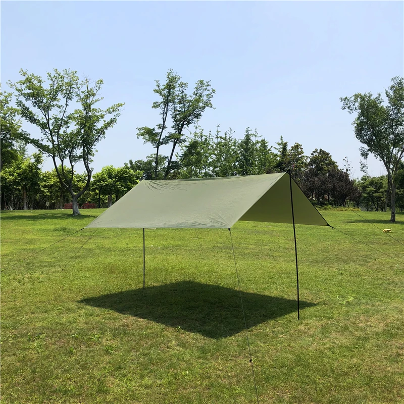 

5x3m Awning Beach Waterproof Tarp Tent Shade Ultralight Garden Canopy Sunshade Outdoor Camping Hammock Tourist Beach Sun Shelter