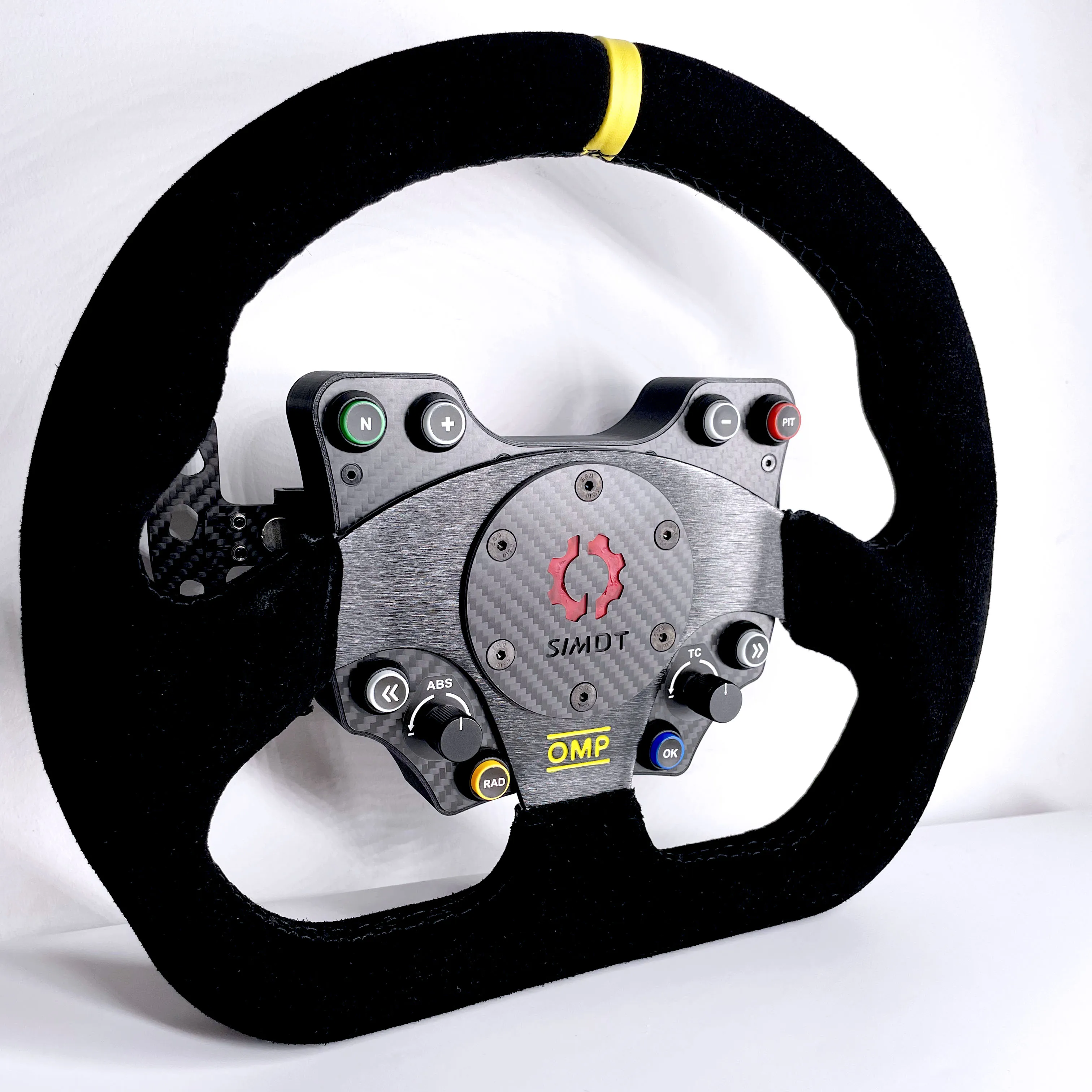 Sim Racing Bluetooth Wireless Steering Wheel Switch Button Plate Center Control Box for SC2 Logitech Thrustmaster for Simagic