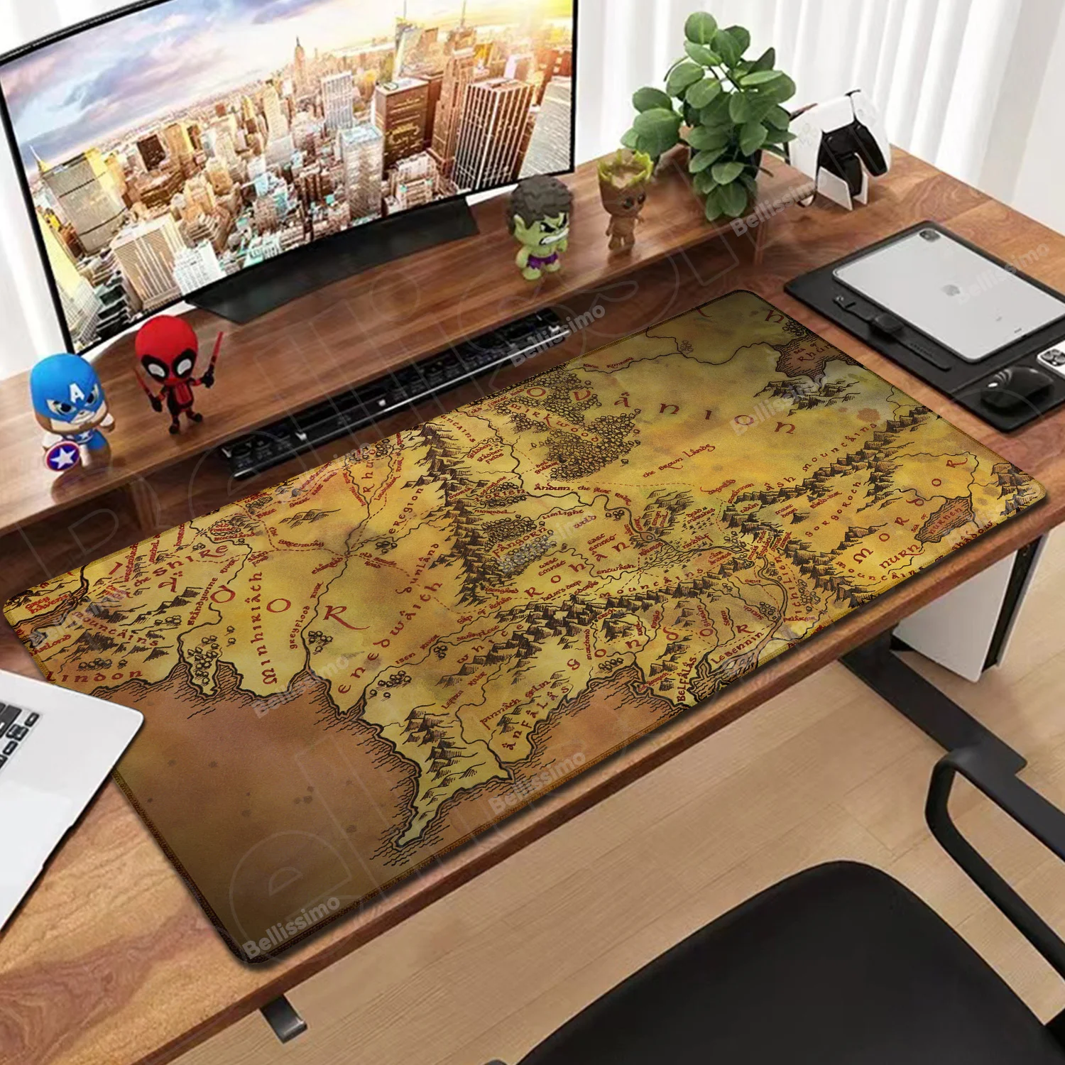 

Cute Mouse Pad Kawaii The L-Lord Of The Ring Mousepad Gamer Pc Cabinet Games Computer Desk Gaming Accessories Keyboard Desks Mat