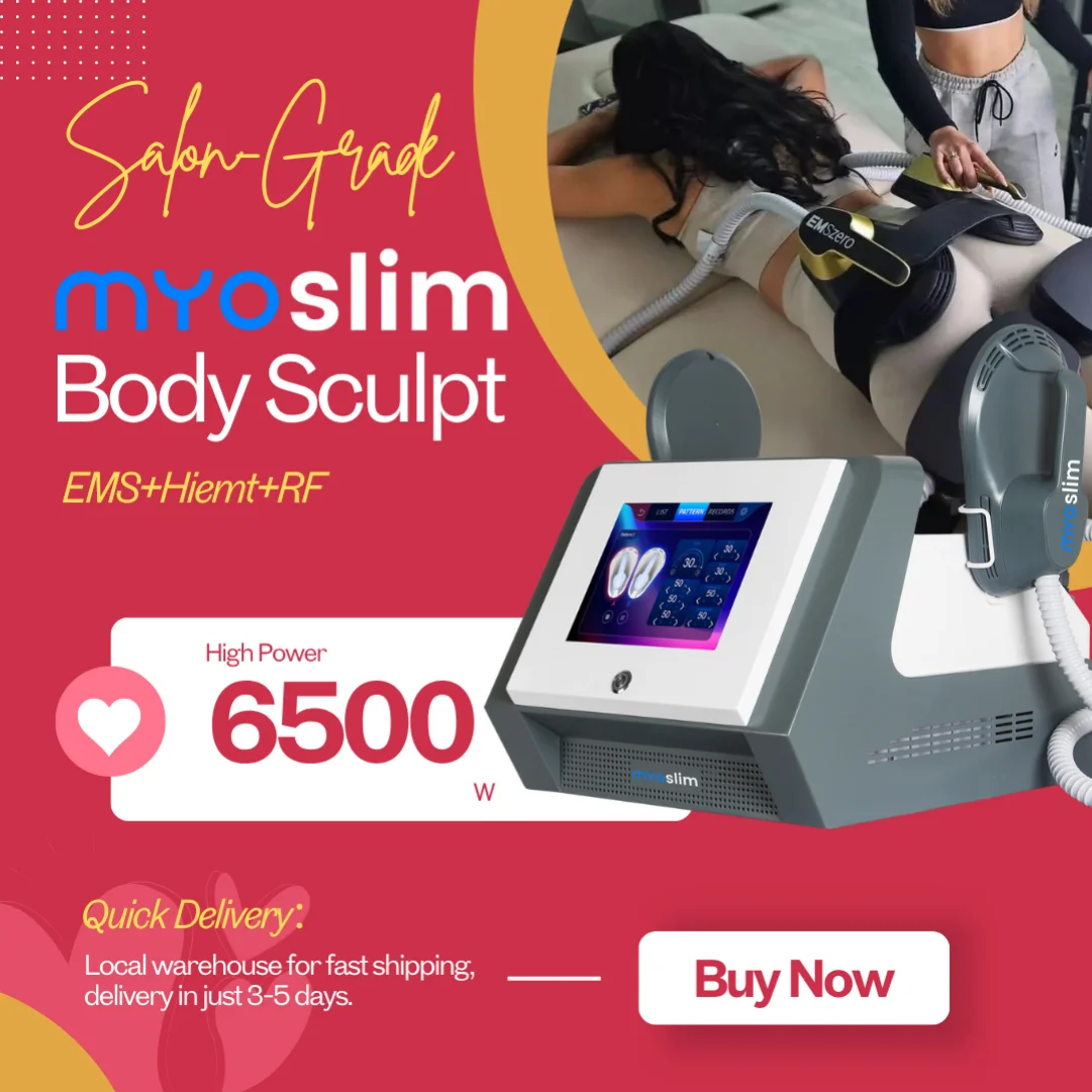 

MYOSlim Neo Portable EMS Machine Electromagnetic Body Slimming Muscle Stimulator for Fat Elimination And Muscle Building