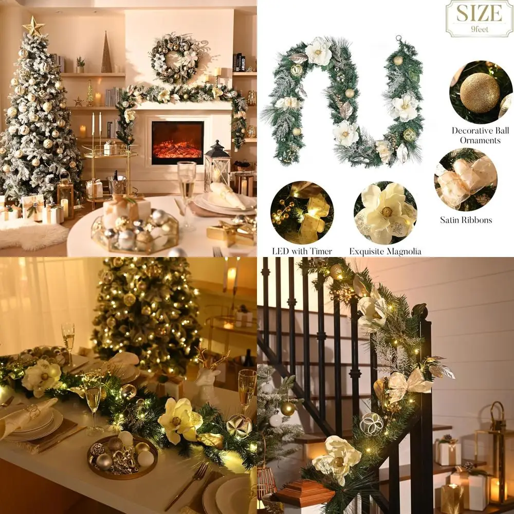 Pre-Lit Christmas G… - image