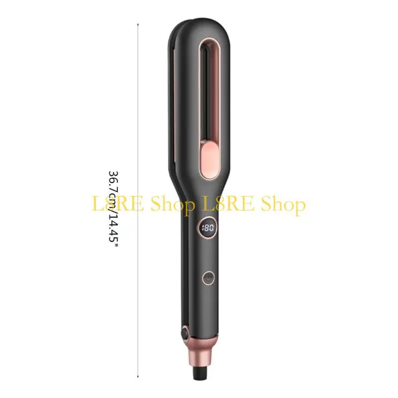 L8RE Mini Electronic Infraredshair Glättchen Einstellbare LCD -Temperatur -Glattung LED -Anzeige Nass Trockengebrauch