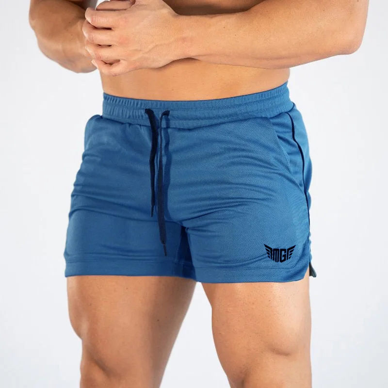 Nova maré profissional halterofilismo calções confortáveis rapidamente-seco respirável esportes shorts asiáticos tamanho calças de fitness masculino
