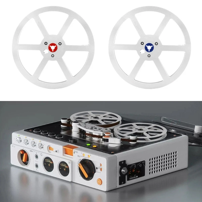 6 Hole Reinforced Aluminum Reel Adapter For 7Inch Open Reel Players Corrosion Resistant Durability Construction K1KF