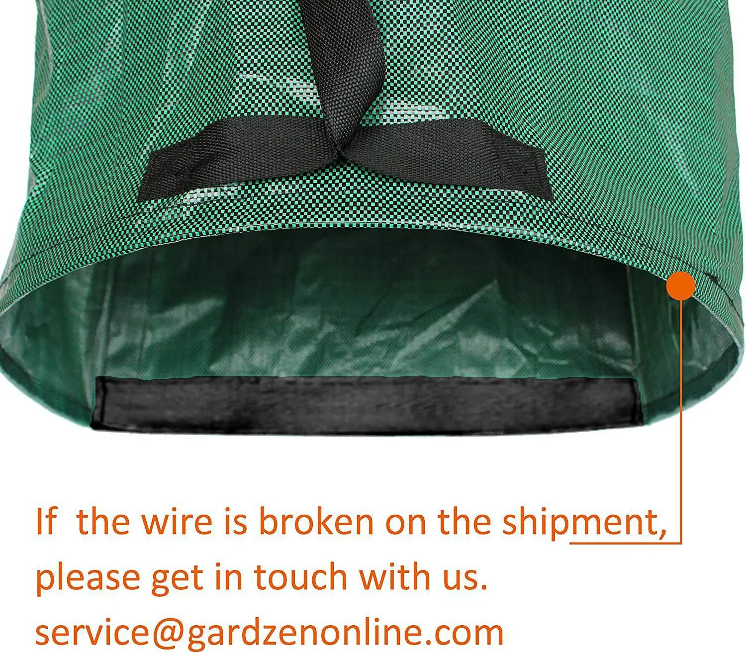 Bladzak met grote capaciteit Lichte opbergtas, vuilnisprullenbak Tuinbladeren Puin Prullenbak, opvouwbare tuinafvalzak