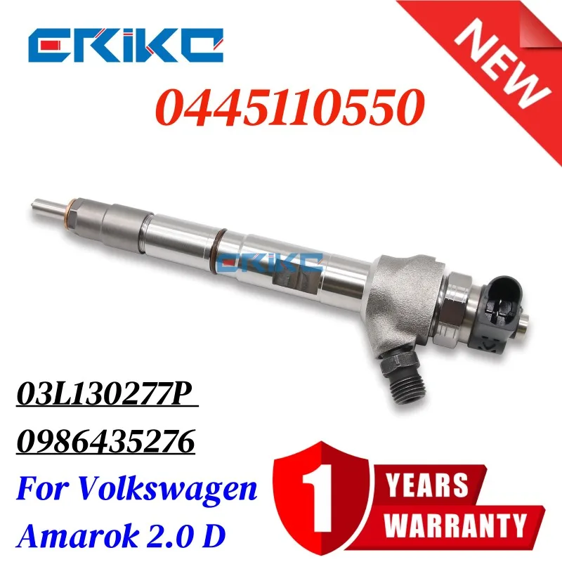 

03L130277P 0986435276 Fuel Injector Assembly 0445110550 0445110551 Auto Injector 0 445 110 551 for Volkswagen Amarok 2.0 D