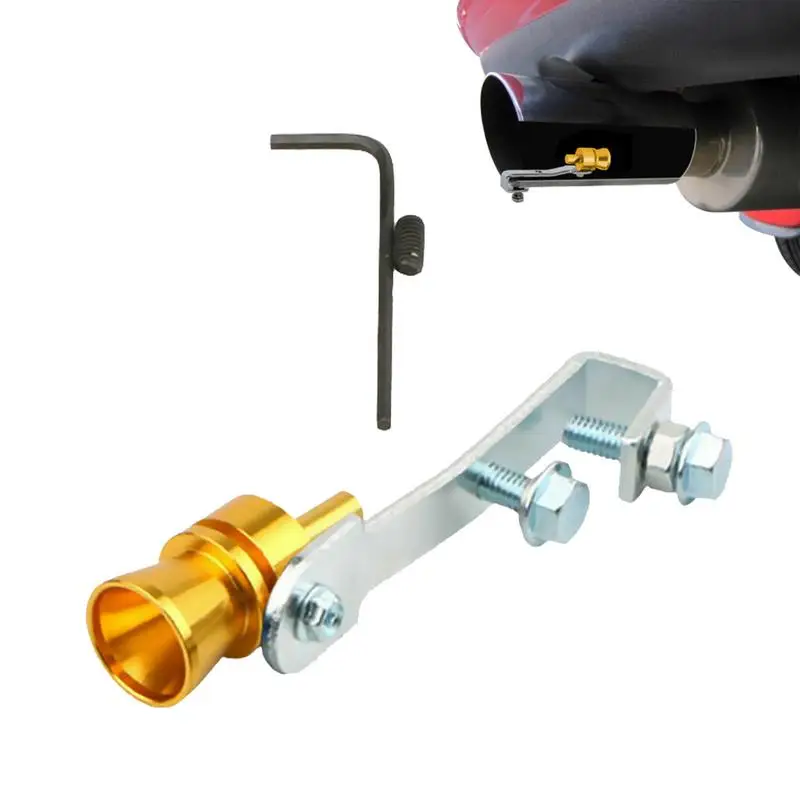 Portable Turbo Sound Whistle Exhaust Pipe Universal Turbo Whistle Muffler Exhaust Pipe Portable Car Exhaust Pipe Roar Maker