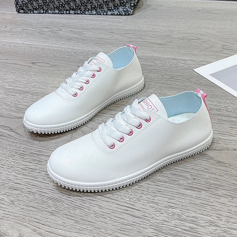 Women Shoes Summer 2024 Spring Women White Casual Shoes Breathable Flats Fashion Breathable Women Sneakers