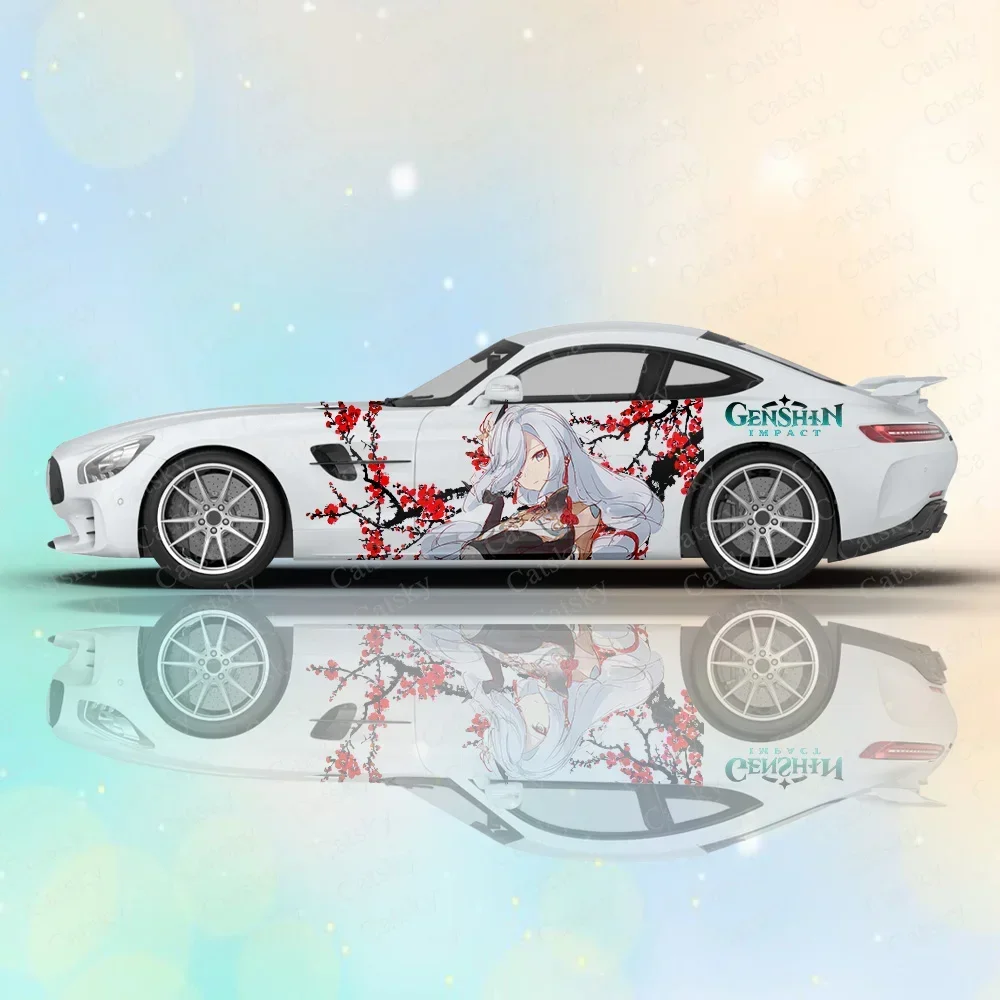 

Genshin Impact Anime Girl Car Body Stickers Anime Itasha Vinyl Car-Side Decal Sticker Anime Cars Body Sticker