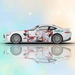 Genshin Impact Anime Girl Car Body Stickers Anime Itasha Vinyl Car-Side Decal Sticker Anime Cars Body Sticker