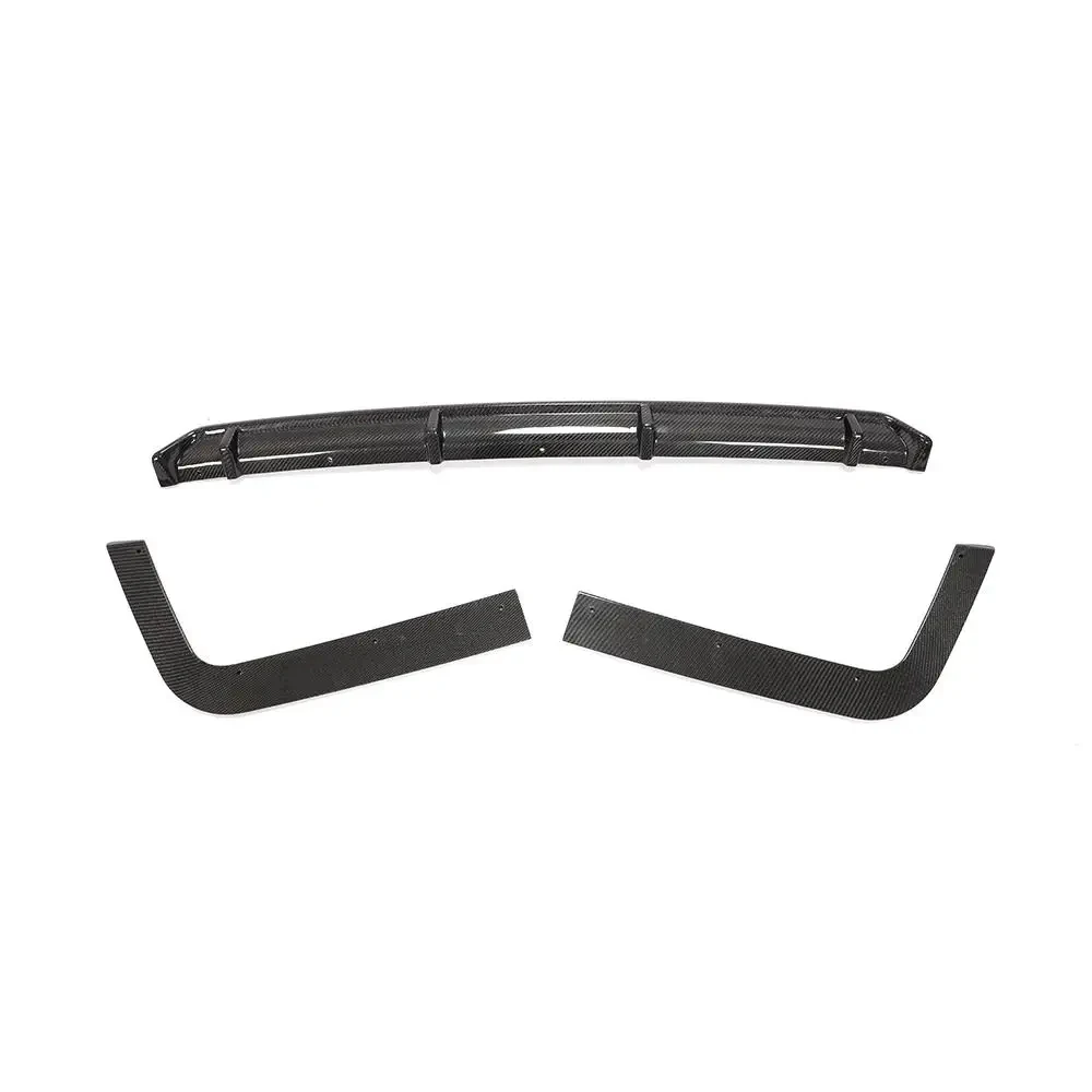 Car Rear Bumper Diffuser Lip Spoiler for Volkswagen VW Multivan 2015 - 2019 Rear Bumper Diffuser Lip Spoiler Guard Carbon Fiber