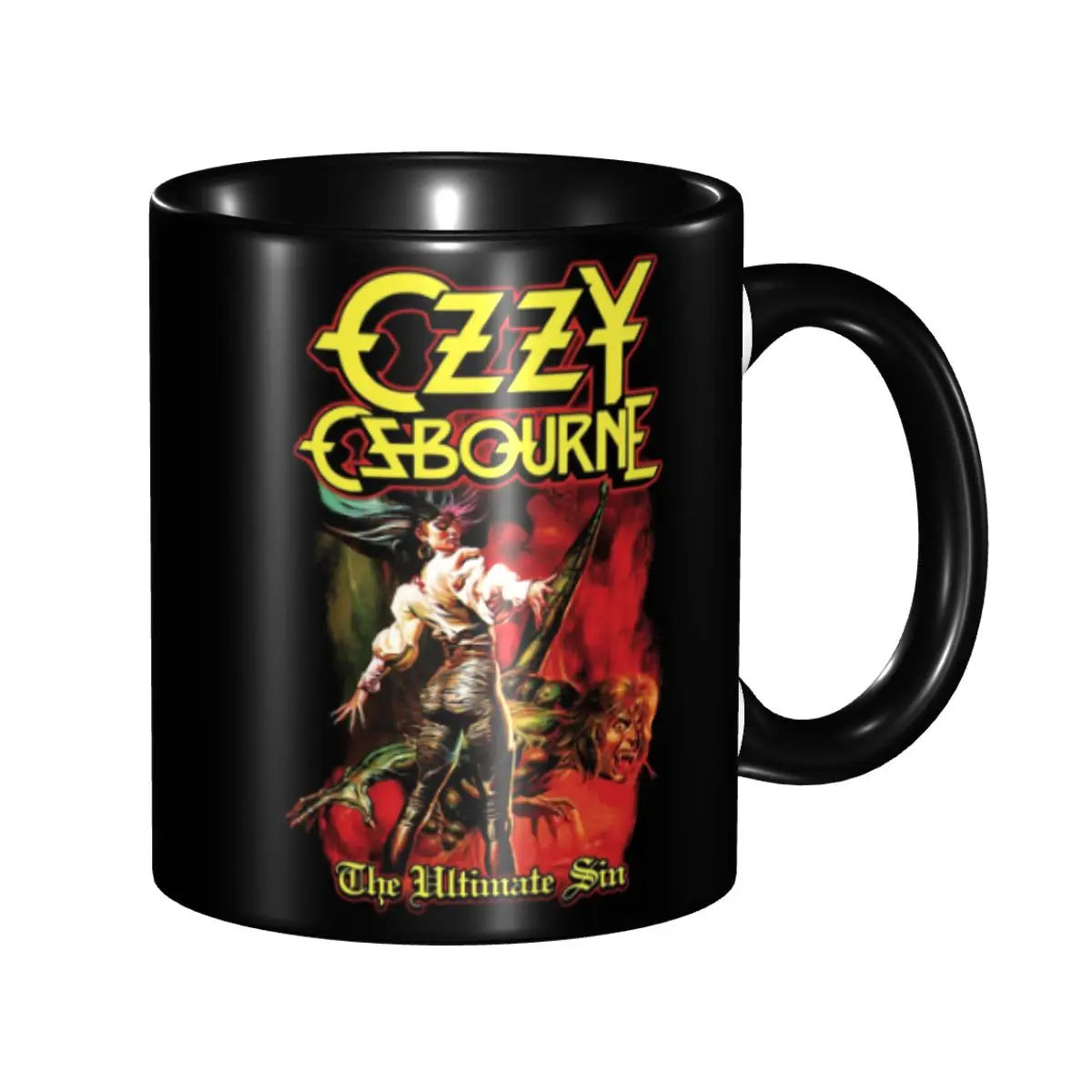 Custom Ozzy Osbourne British Rock Heavy Metal Singer Mugs DIY Ceramic Milk Tea Coffee Cups