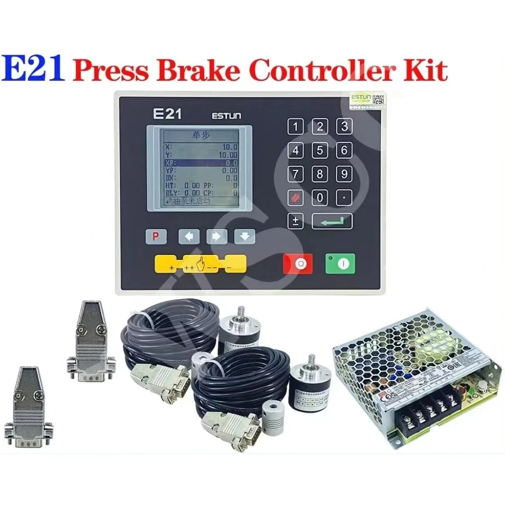 CNC Estun E21 Bending Control System Bending Machine Bending Machine Controller Two Encoders DC Switching Power Supply