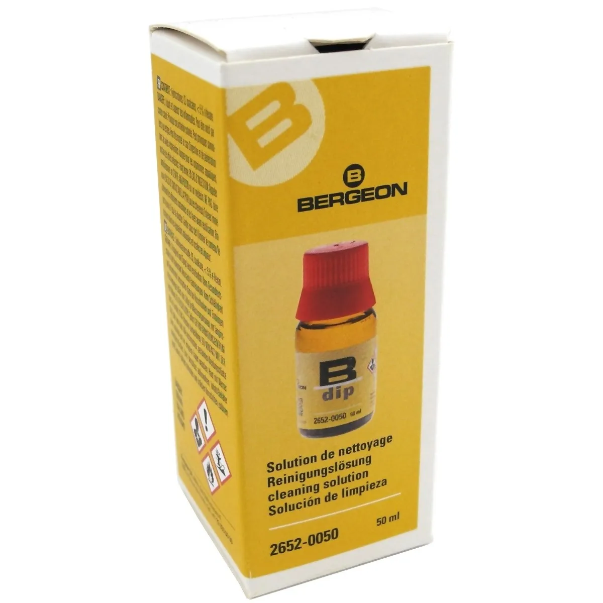 Bergeon 2652-0050 B Dip One Dip Solution For Balance Wheels and Hairsprings