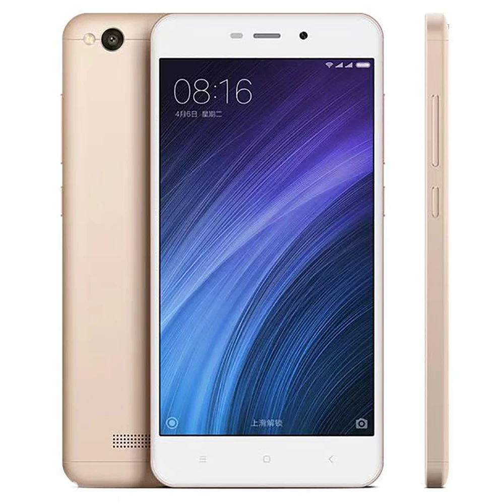 هاتف Xiaomi Redmi 4A مستعمل ذكي يعمل بنظام أندرويد 5.0 بوصة 2GB 16GB13MP3120mAh Redmi هاتف ذكي سنابدراجون 425 جهاز تحكم عن بعد بالأشعة تحت الحمراء