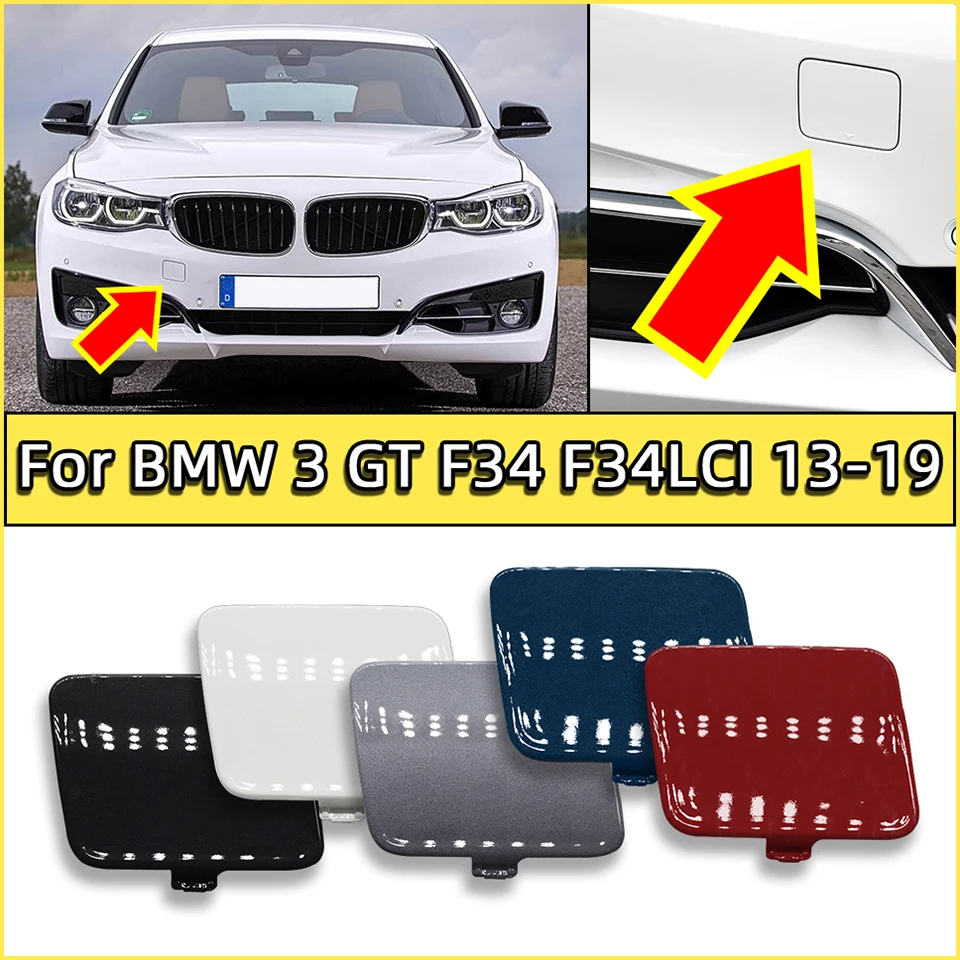 

Крышка буксировочного крюка переднего бампера для BMW 3 Gran Turismo GT 2013-2019 # 51118099893 Высококачественная окрашенная крышка для прицепа