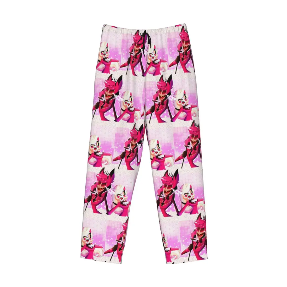 Custom Rivalry Charlastor Hazbin Pajama Pants Men Sleepwear Sleep Lounge Bottoms with Pockets