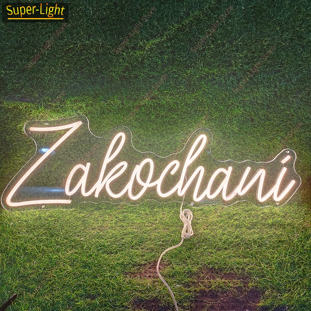 

75cm/30in Large Lovers Light Sign Neon Zakochani Sign LED Light Signs for Wedding Home Party Decoration Custom Neon Signs