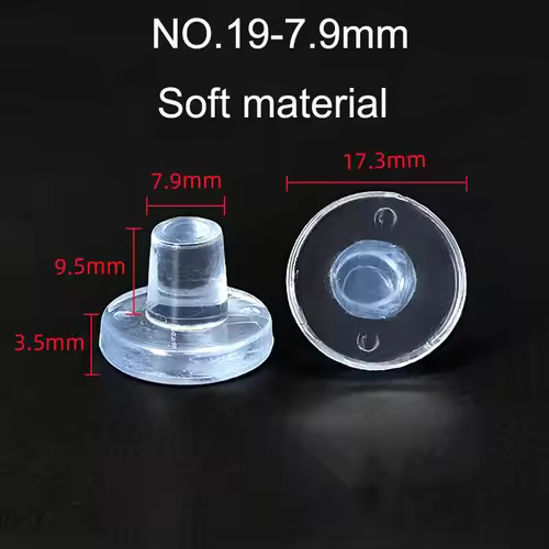 10/20pcs Round PVC Furniture Foot Nail Rubber Glide Nail Office Table Chair Leg Floor Protector Round Sliding Disc Noise Killer - Image 12