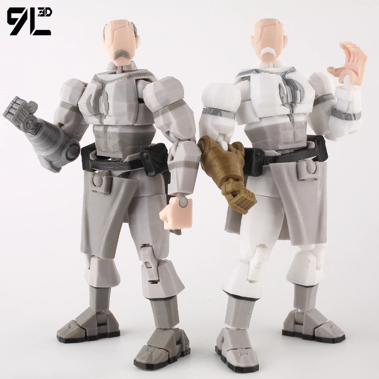 Figura de Acción 9L3D Dummy13 Lucky13 Conquest, Modelo Invencible, Cuerpo Completo Articulado, Juguete Robot Multiarticulado, Decoración Impresa en 3D