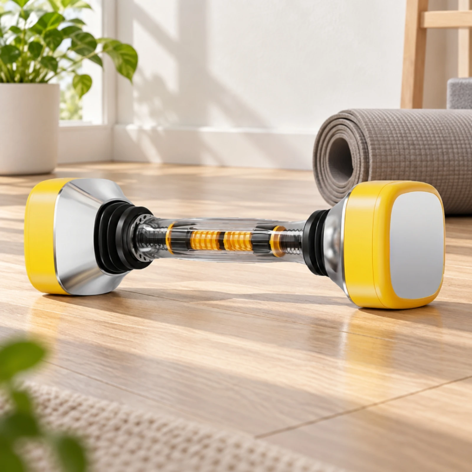 Multifunctional Adjustable Oscillating Dumbbell Compact Multi-Function Dumbbell Set Fitness Equipment Heavy-Duty