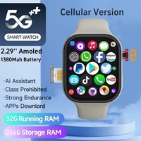 4G 5G LTE with 180 ° rotating camera VP99 smartwatch Android smartwatch 2.29-inch widescreen SIM card slot GPS WIFI Play Store