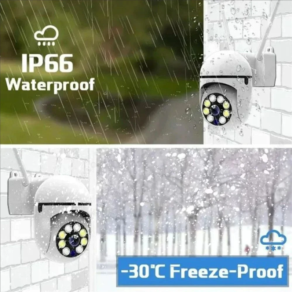 2.4G Wifi Video Surveillance Camera CCTV PTZ IP Camera Smart Human Tracking HD Zoom Night Vision Full Color Outdoor Waterproof