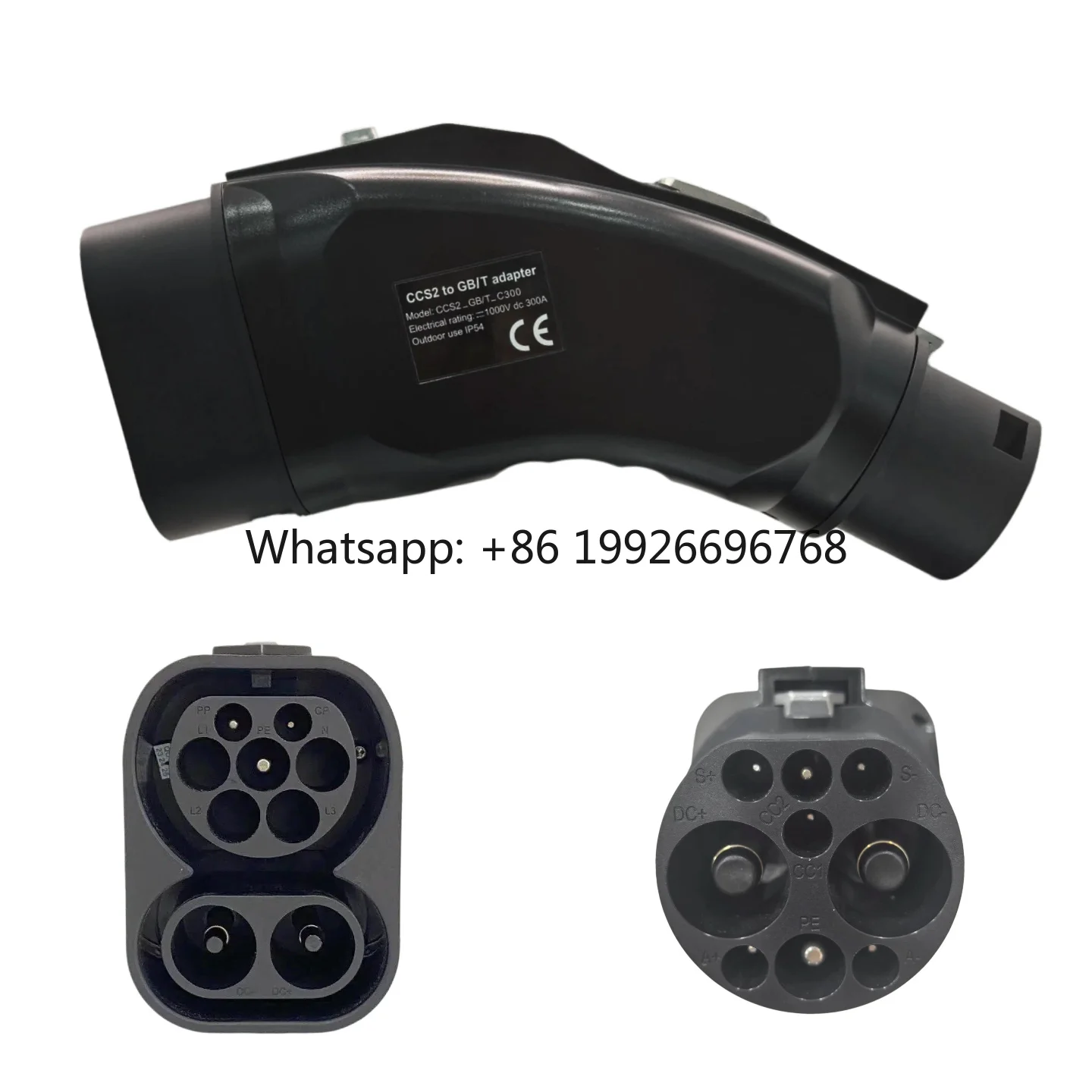 

300A CCS2 GBT DC Fast Charging Adapter Chinese GBT Electric Car Connector for BYD VW Xpeng Zeeker Cheap EV Connector