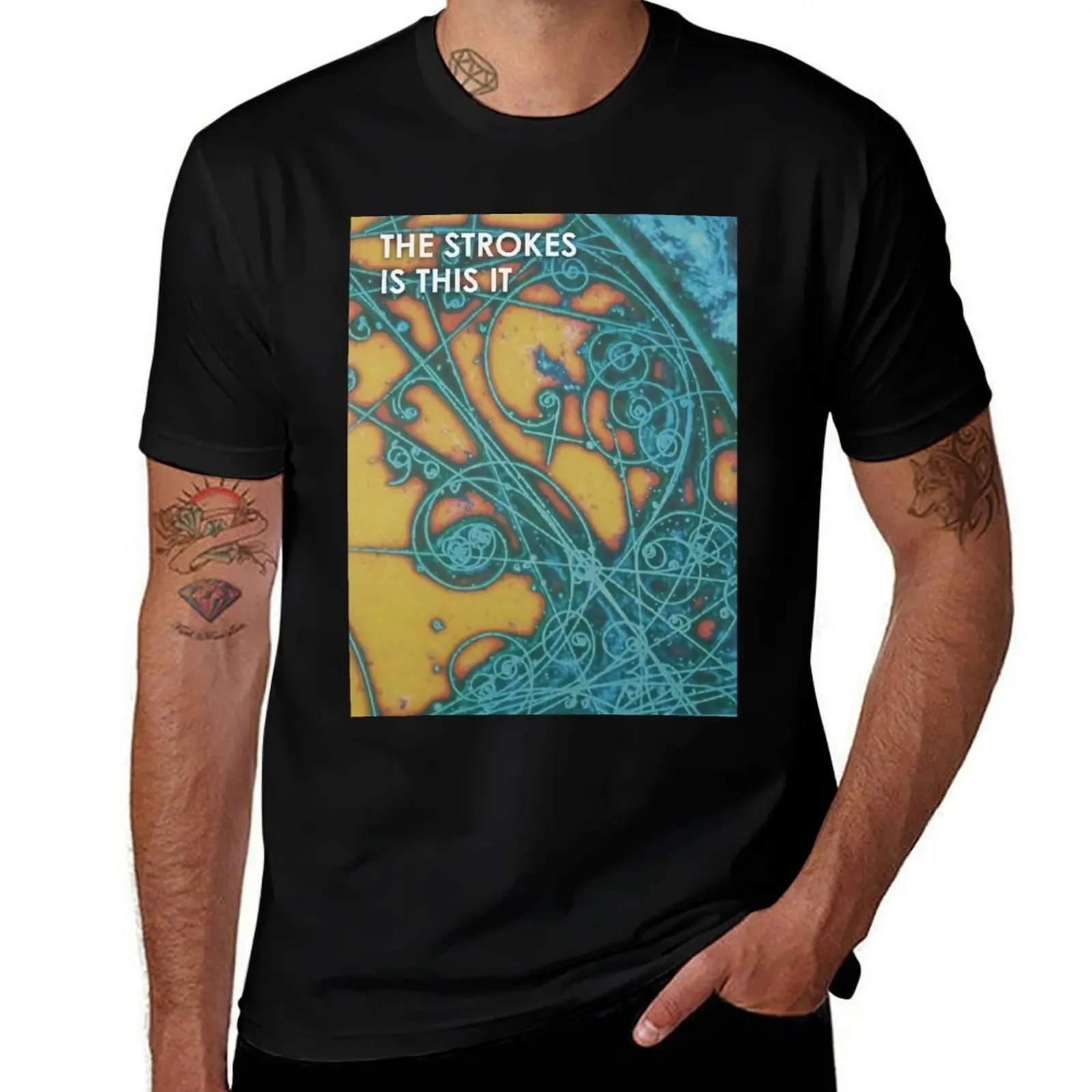 

The Strokes - Is This It Album T-Shirt valentines clothes cute tops animal prinfor boys sweat mens tall t shirts