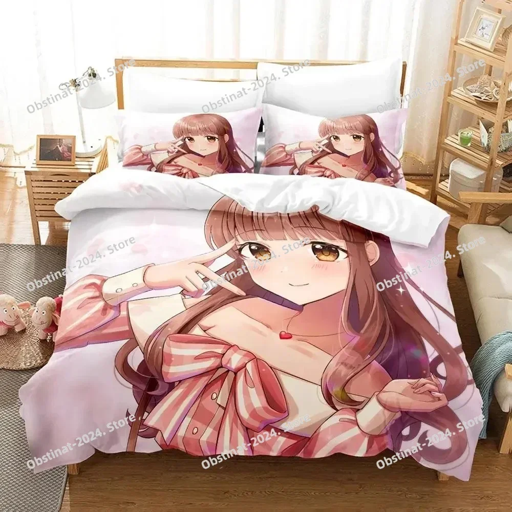 

3d Anime Chieri Ogata Bedding Set Printed single Comforter Quilt Bed Cover Duvet Cover Pillow Case 3 Pieces Sets Kids Adult Size