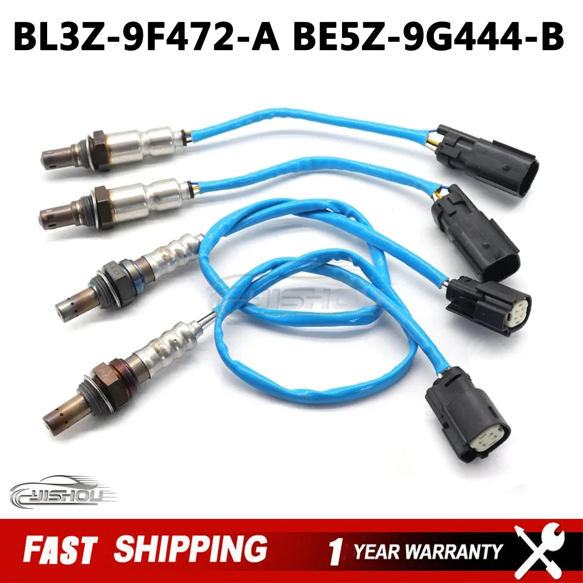 BL3Z-9F472-A BE5Z-9G444-B 4PCS Car Upstream & Downstream O2 Oxygen Sensor For 2014-2015 Ford Explorer 3.5L Non-Turbo