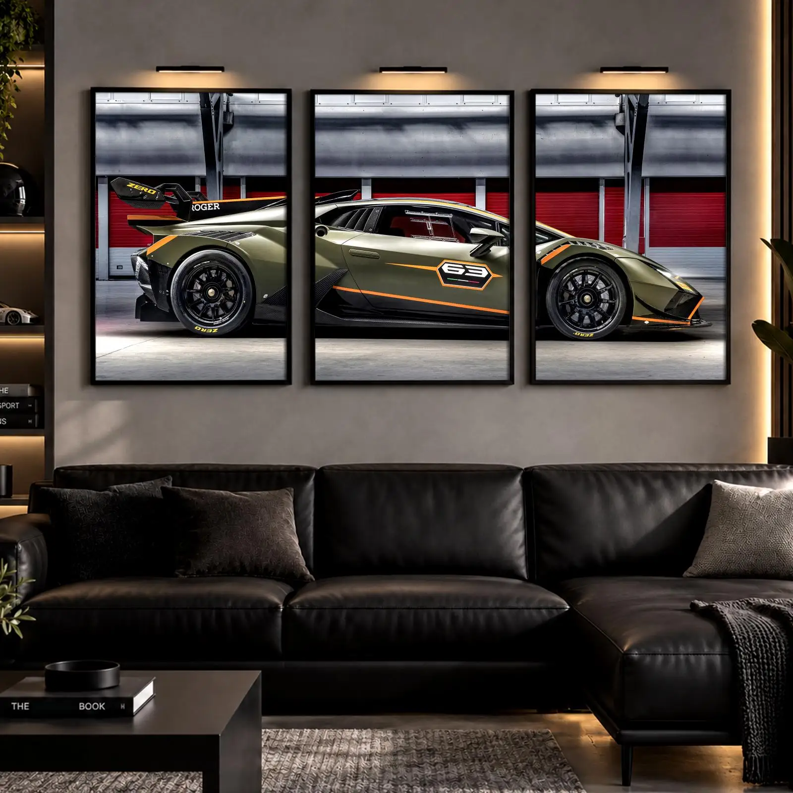 3pc Split Profile Art Painting Calligraphy Canvas Poster Set Wall Art Prints for Bedroom Living Room Home Decor Gift