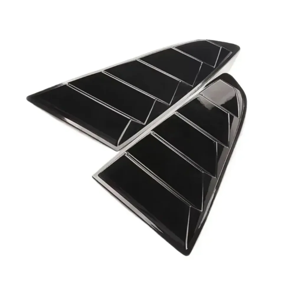 

New 2015-2021 Rea IPM for Rear Quarter Window Louvers Sides Window Spoiler Splitter Cover Trim for Ford Mustang