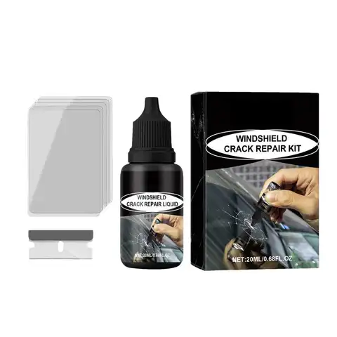 효율적인 자동차 유리 수리 유체 전문 자동차 앞 유리 균열 및 스크래치 수리 키트 20ml 수리 액체