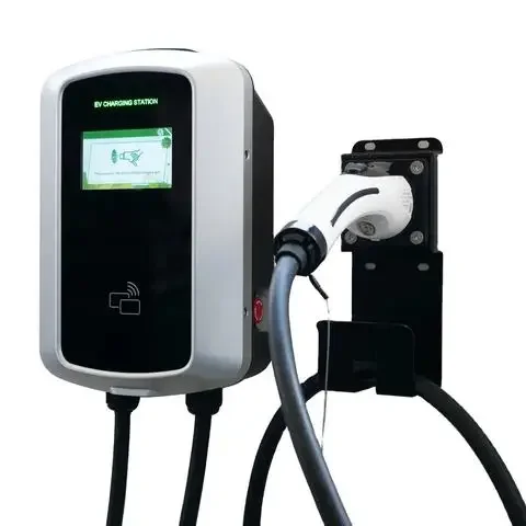 Bluesky New Arrival OCPP APP Control Passed CE Certificate 3.5kw AC EV Charger with Screen Home Use APP Wallbox EV Charger