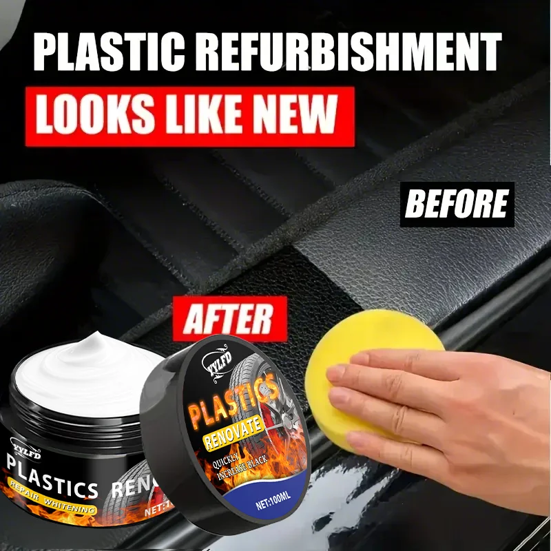 

Реставратор автомобильного пластика Назад к черному блеску Ремонтник пластика Долговечное покрытие Восстановление кожи Автоматический полировщик Чистящие средства