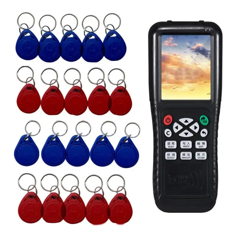ABKQ-X100 Smart Replicator RFID Badge Clone Copier Accessories 13.56Mhz Encryption Decoding Reader 125Khz Card Writer Programmer