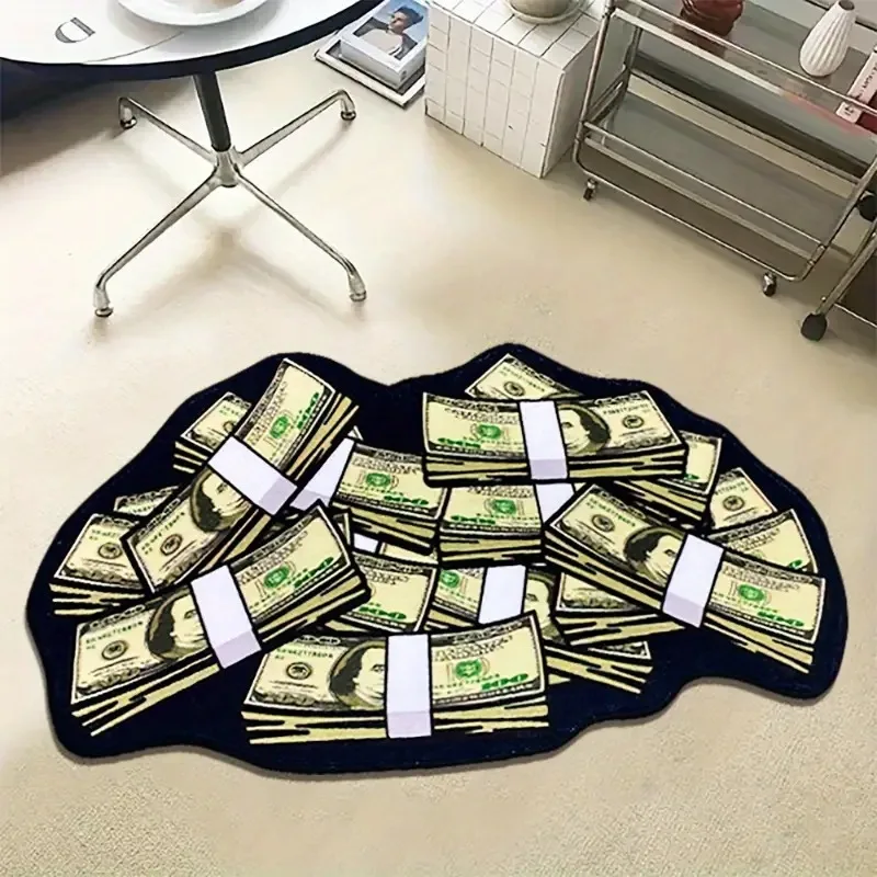VIKmemorial-Tapis en Cachemire Amusant et Confortable pour Chambre à Coucher, Tapis d'Entrée, Coussin Doux, Décoration de la Maison