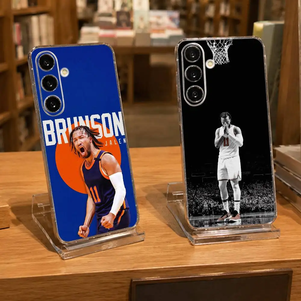 basketball star J-Jalen Brunson Phone Case For Samsung A71, A70, A52, A51, A40, A30, A20 Transparent Cover