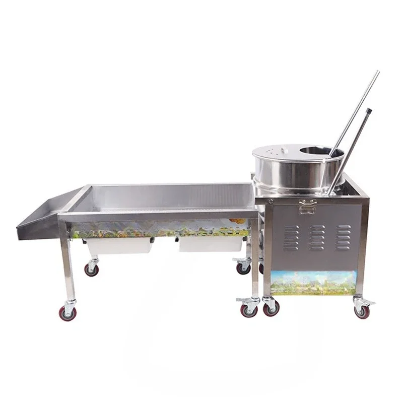 Large electric ball popcorn machine Commercial stainless steel ball popping machine Manual electric dual-purpose