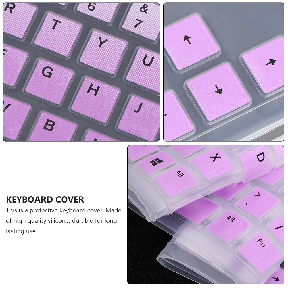 

1 pc Silicone Keyboard Protective Cover For Kb216 Km636 Optiplex Waterproof Dustproof Film Compatible With Us