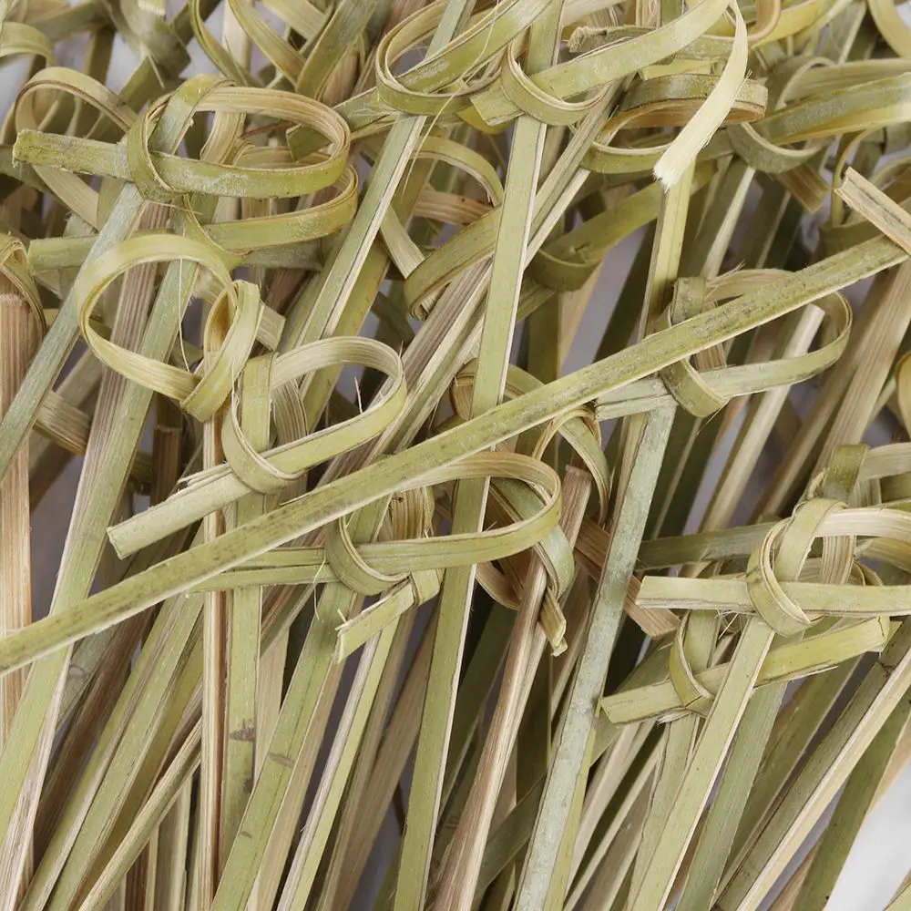 100pcs Barbeque Kitchen & Bar Party Decoration Fruit Forks Bamboo Knot Skewers Stick Cocktail Picks