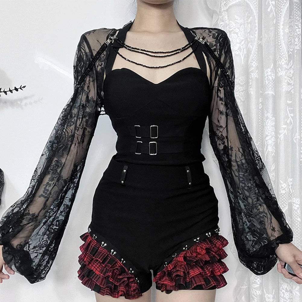 Womens New Hot Girl See-through Cover-up Casual Temperament Sexy Lace Shawl