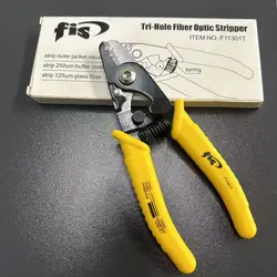 F11301T clamp Fiber stripping pliers F11301T FiS Tri-Hole Fiber Optic Stripper Miller Wire FS cutter