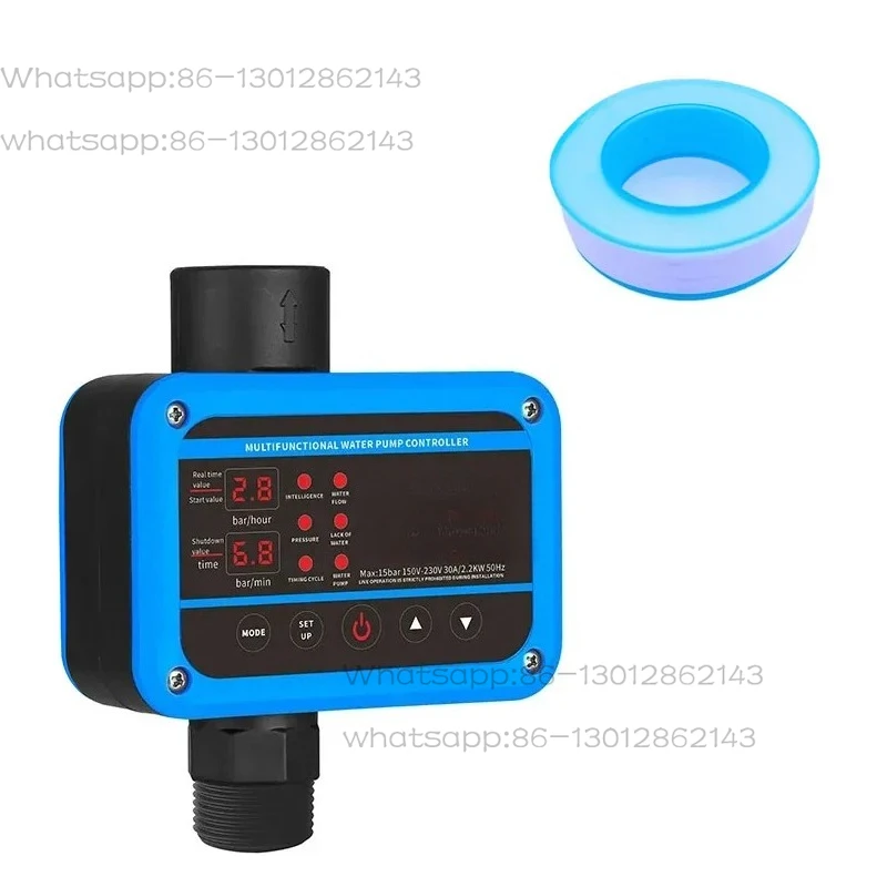 Intelligent pressure controller for water pump 0-10bar FECKW power supply G1 threaded building pump switch PIP